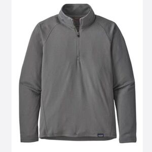 Kids’ Patagonia Capilene Midweight Zip-Neck | Size XXL (16-18) | Gray